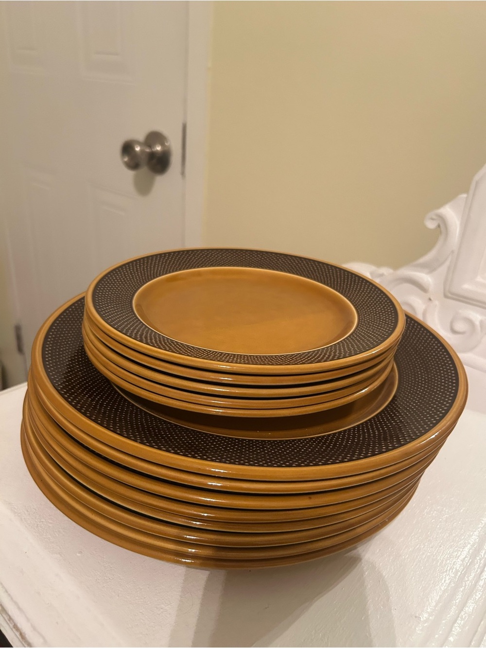 Aurora Ironstone Dinner Plate